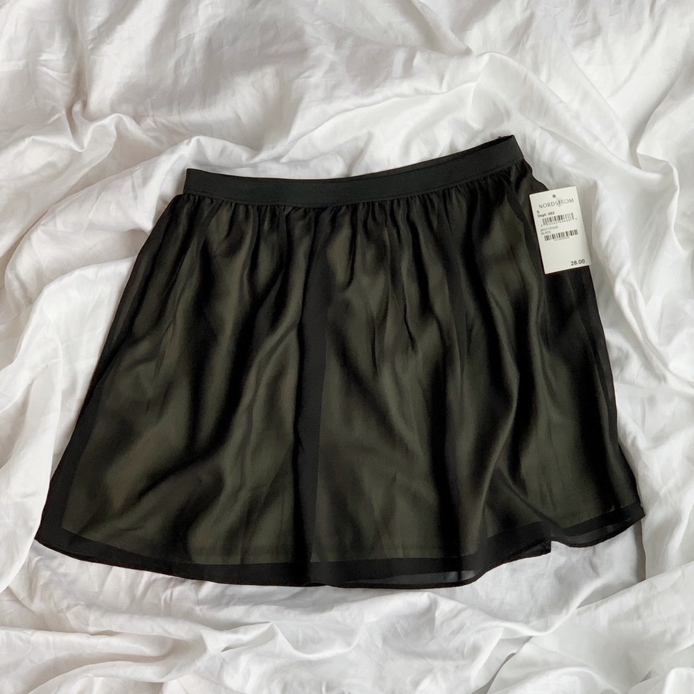 Black Flowy Skirt NWT Never Worn